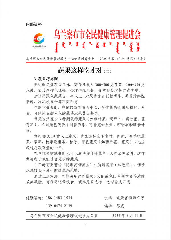蔬果这样吃才对(二)